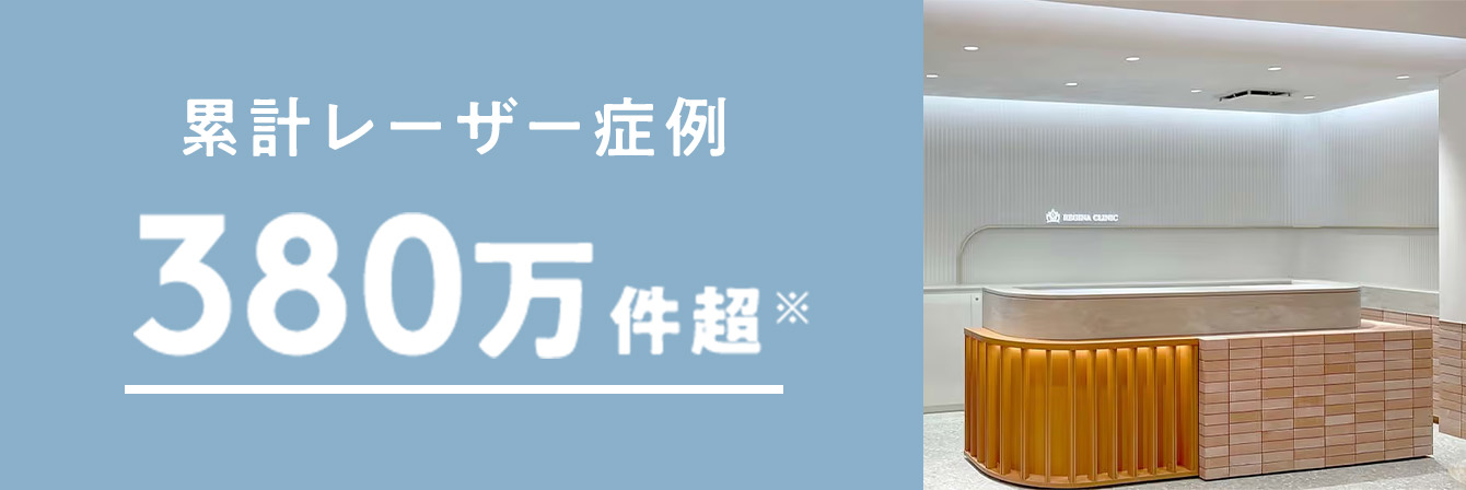 累計レーザー症例380万件超※
